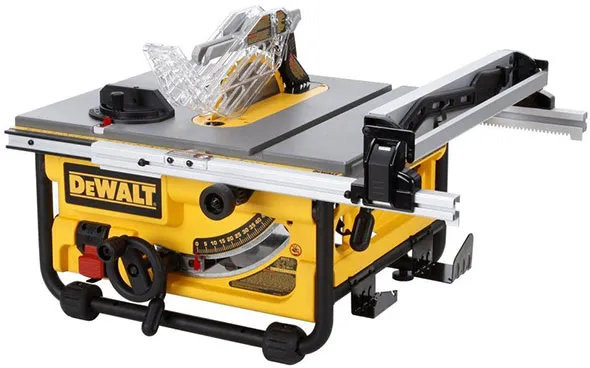 fine woodworking, portable table saws, precision, accuracy, craftsmanship, tools, high-quality, cuts, professional finish, Dewalt DWE7491RS, Bosch GTS1031, Skilsaw SPT99-11, Makita 2705X1, Delta 36-6023, motor, blade, hardwood, plywood, laminate, rack and pinion fence, rolling stand, dust collection port, Smart Guard System, user protection, visibility, worm drive gearing, heavy-duty, one-year warranty, DIY projects, job sites, small workshops, affordability.