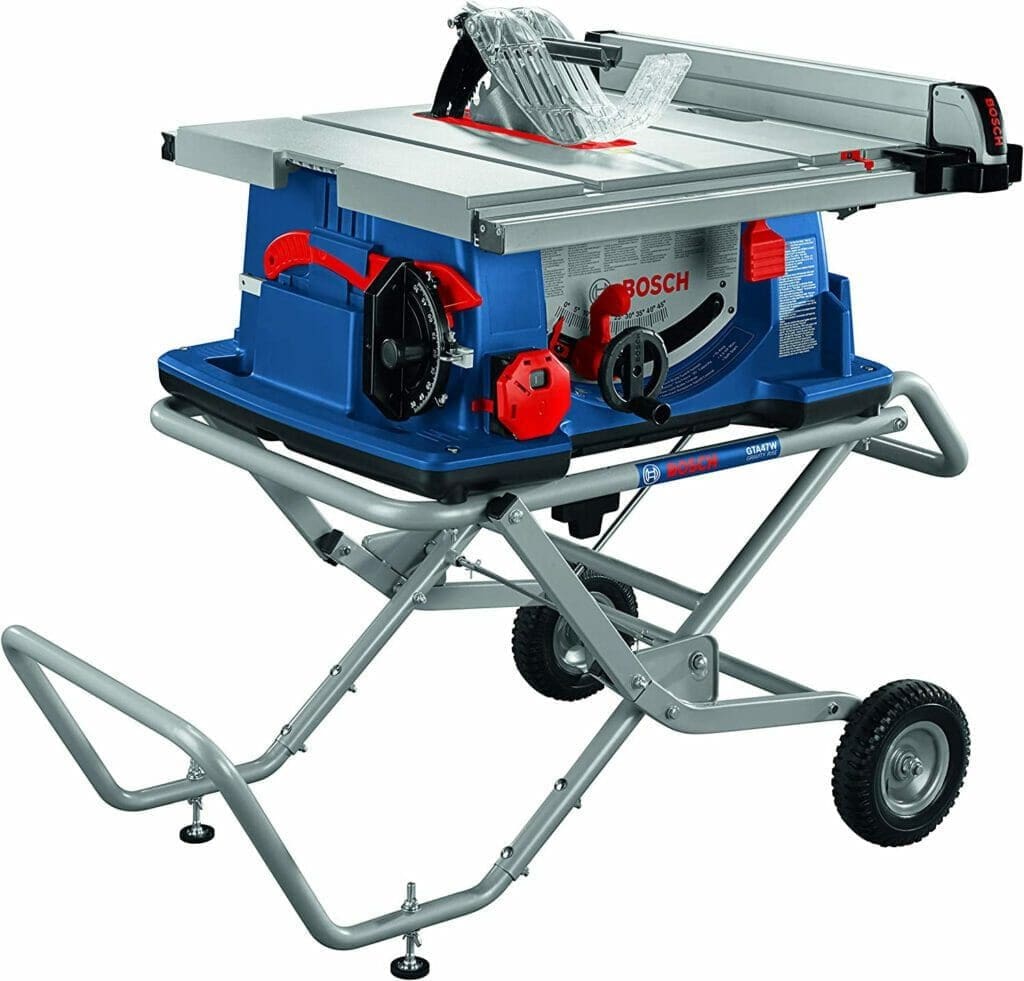 1. BOSCH 10 In. Worksite Table Saw: Best Response Circuitry
