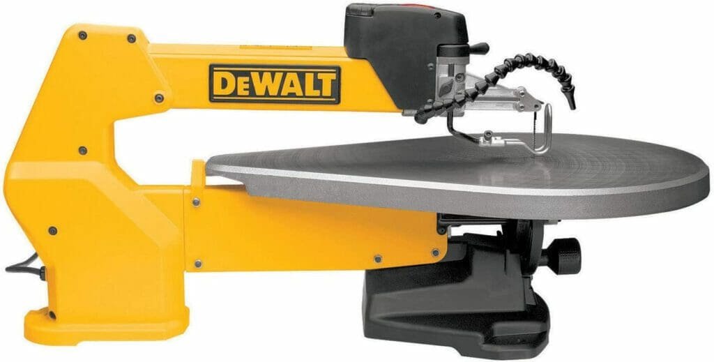 7. DEWALT - The Scroll Saw With A Double Parallel Link Arm Design