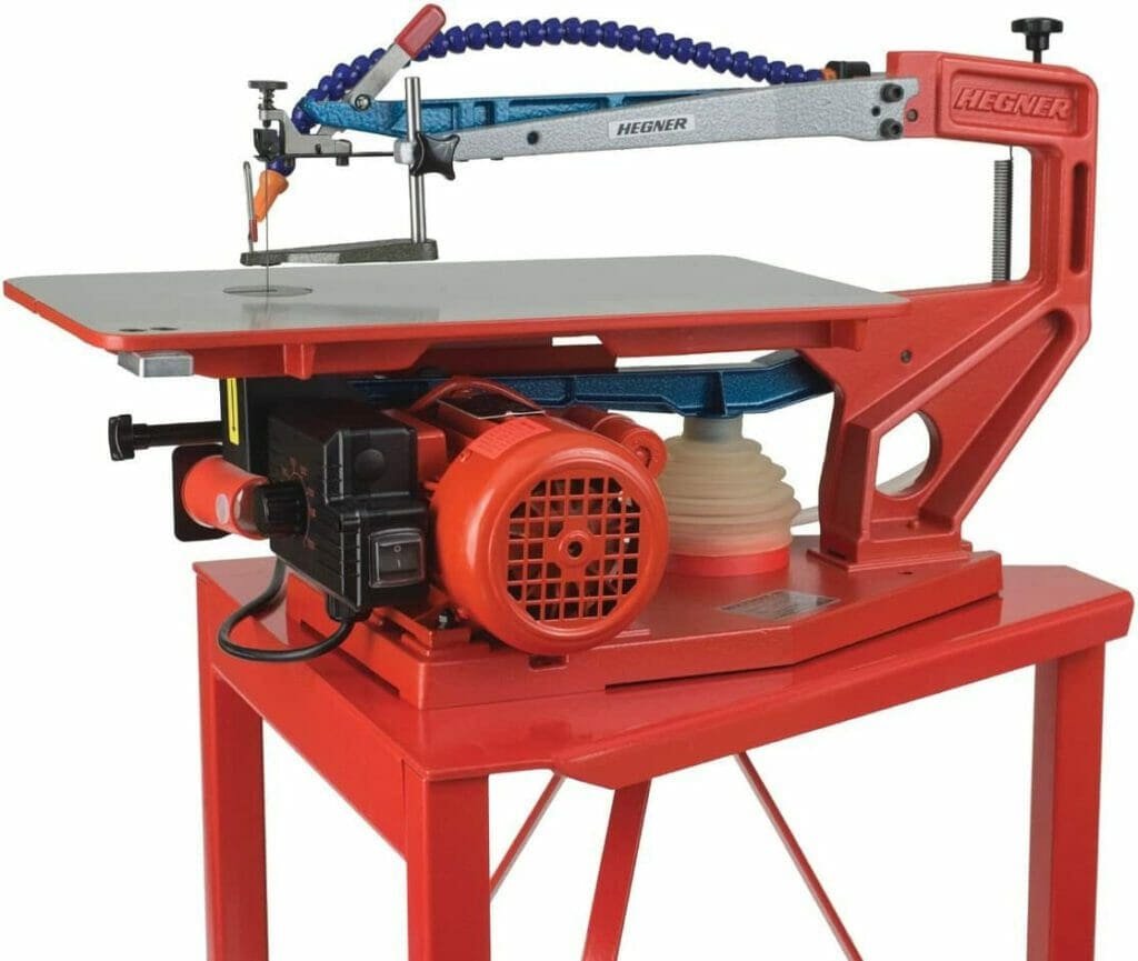 5. Hegner - The Scroll Saw With An Effortless Blade Changing System